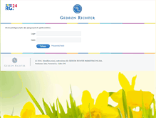 Tablet Screenshot of intranet.gedeonrichter.pl